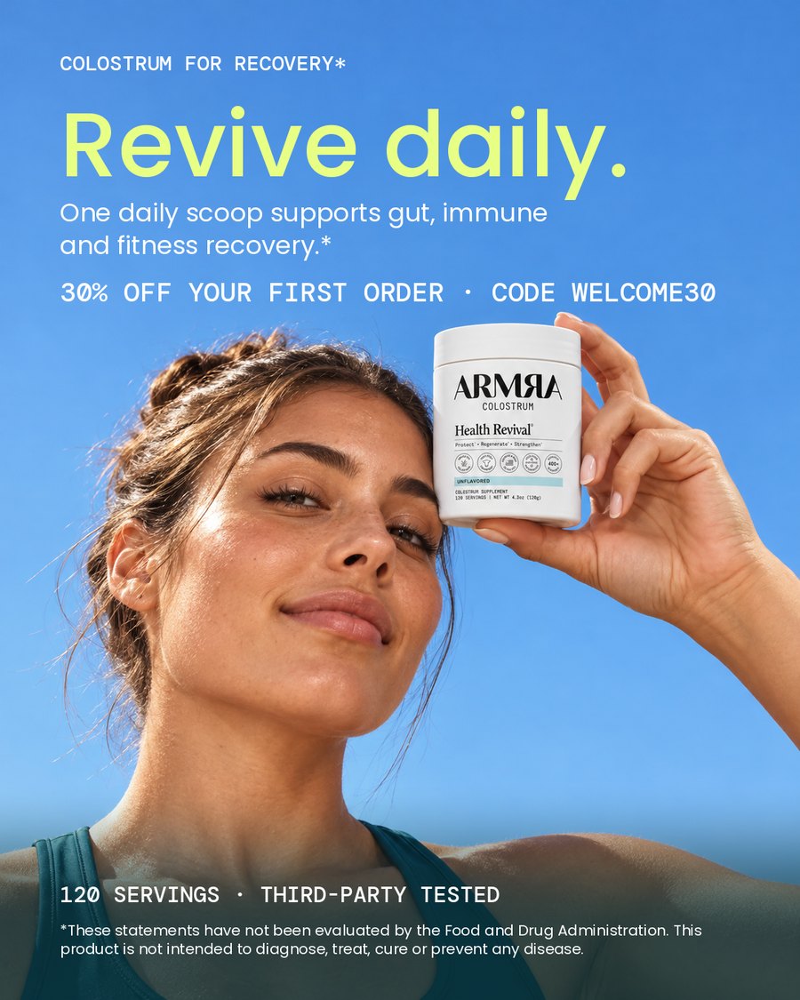 Example static ad for a supplement brand