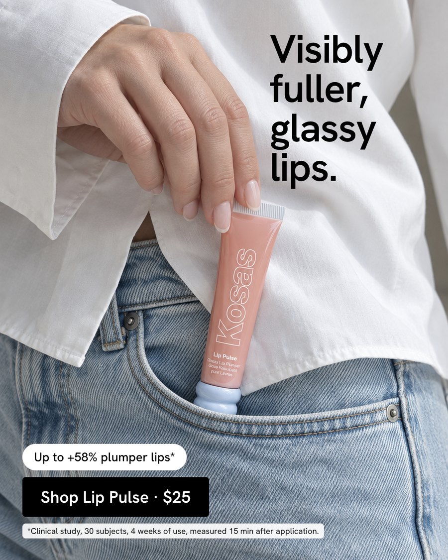 Example static ad for a makeup brand: lip product
