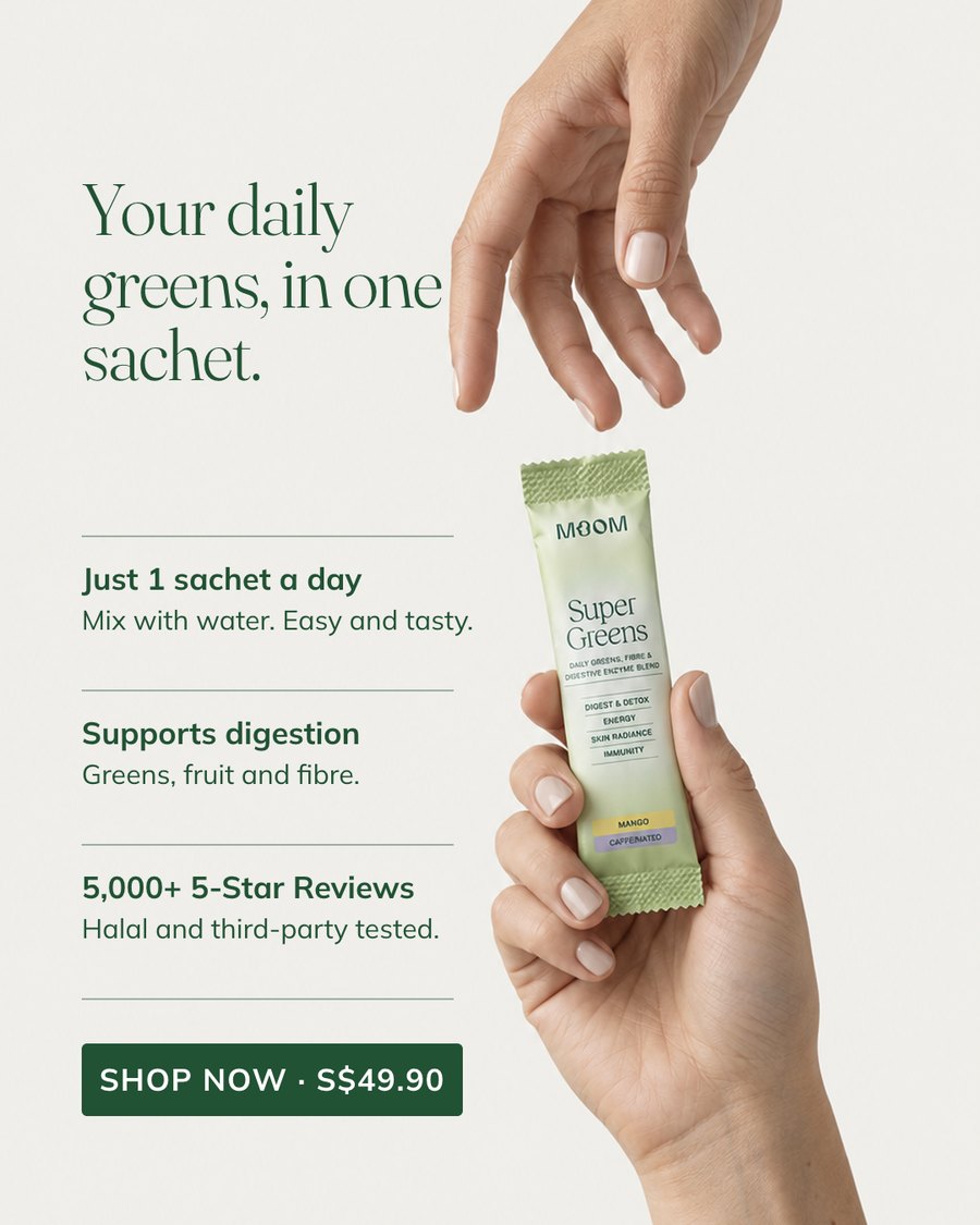 Example static ad for a greens supplement: daily greens