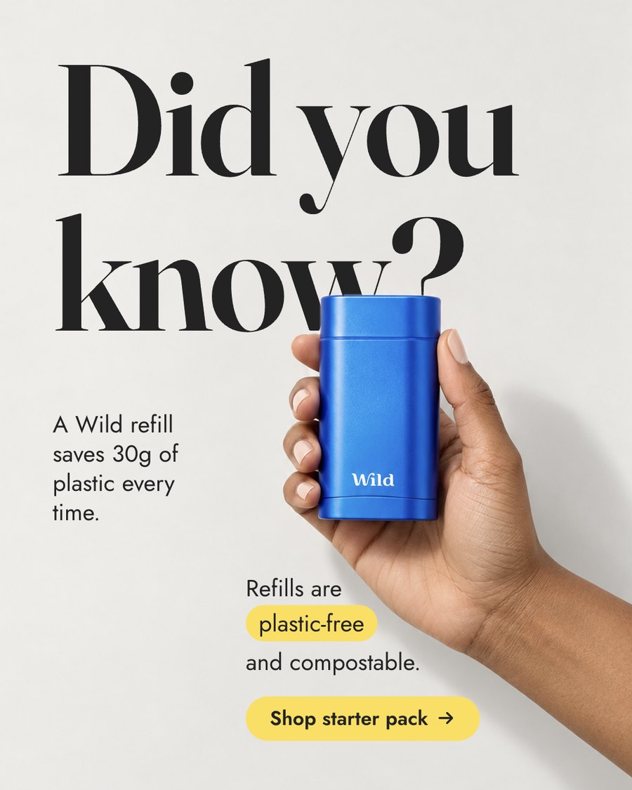 Example static ad for a deodorant brand: did you know